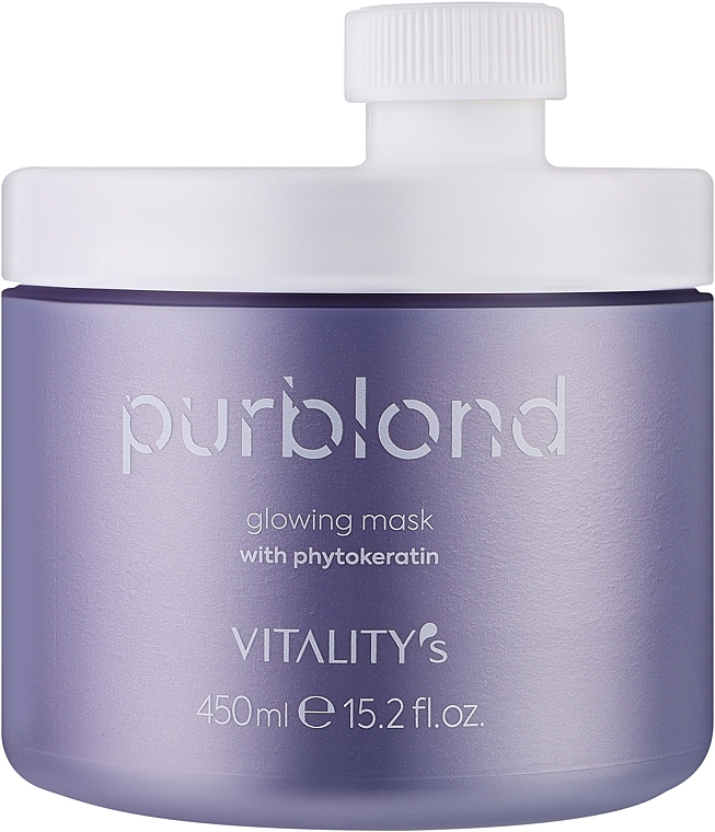 Маска для светлых волос - Vitality's Purblond Glowing Mask — фото N1