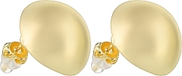 Сережки "Золоті Сфери", застібка цвяшки - Frau Schein — фото N1