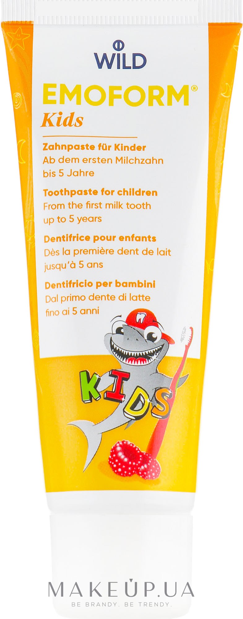 Зубна паста - Dr. Wild Emoform Actifluor Kids — фото 75ml