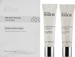 Набір - Doctor Babor Brightening Intense Brightening Starter Set (mask/1pcs + cr/15ml + ser/15ml) — фото N2