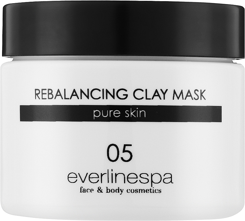 Лікувальна маска-паста для жирної та проблемної шкіри обличчя - Everline Rebalancing Clay Mask — фото N1