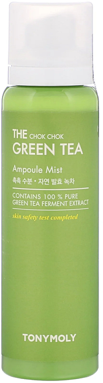 Увлажняющий спрей для лица - Tony Moly The Chok Chok Green Tea Ampoule Mist — фото N1