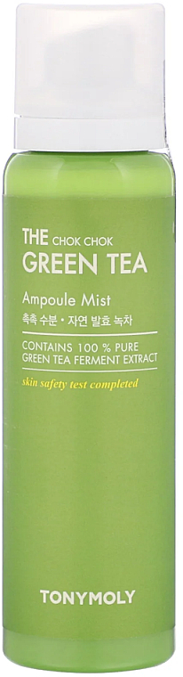 Зволожувальний спрей для обличчя - Tony Moly The Chok Chok Green Tea Ampoule Mist — фото N1