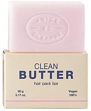 Твердый кондиционер для волос - Juice To Cleanse Clean Butter Hair Pack Bar — фото N1