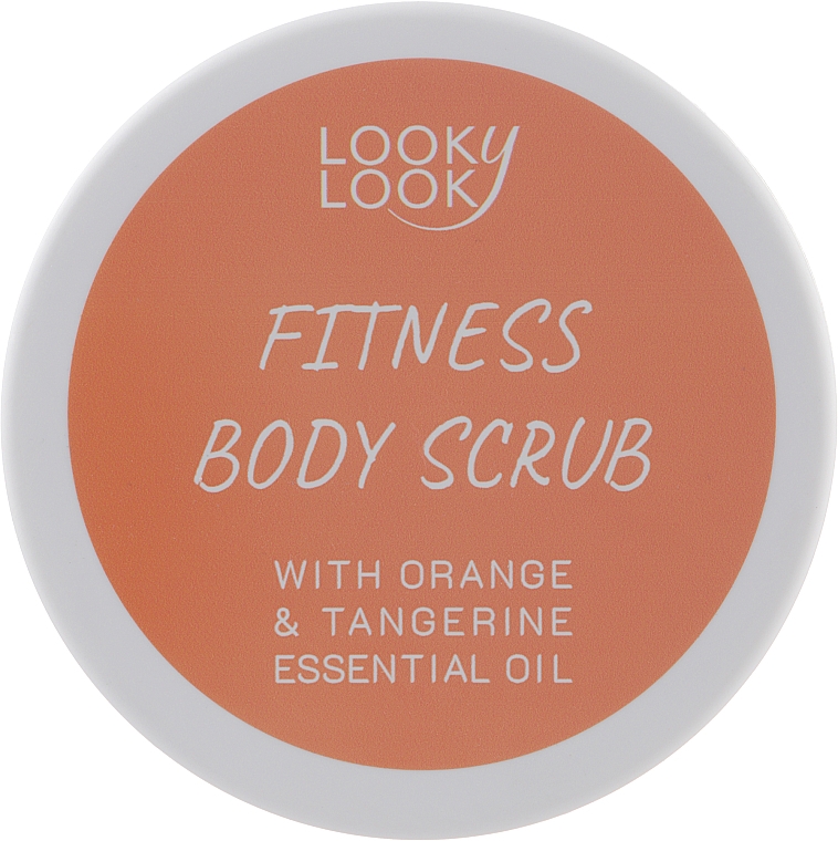 Скраб для тела солевой антицеллюлитный с эфирными маслами апельсина и грейпфрута - Looky Look Body Scrub