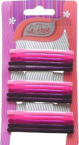 Заколки-невидимки для волос, розовые HR-1008-2 - La Rosa — фото N1
