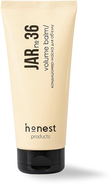Кондиціонер-маска для живлення й об'єму волосся - Honest Products JAR №36 Volume Balm — фото N1