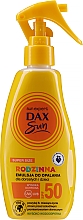 Духи, Парфюмерия, косметика Лосьон солнцезащитный для детей и взрослых - Dax Sun Family SPF 50 (с пульверизатором)