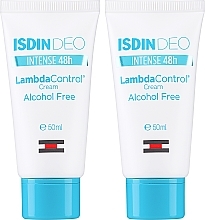 Набор - Isdin Lambda Control Deodorant Cream Duo (deo/2x50ml) — фото N1