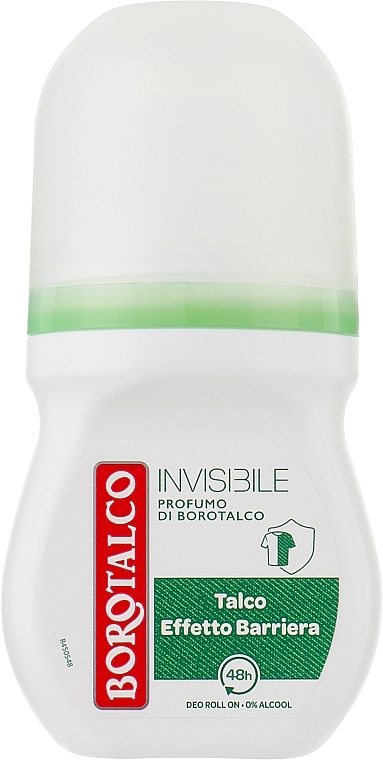 Шариковый дезодорант-антиперспирант - Borotalco Invisible Profumo Di Borotalco 48H