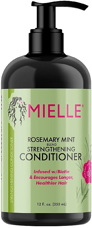 Кондиціонер для волосся - Mielle Organics Rosemary Mint Strengthening Conditioner — фото N1