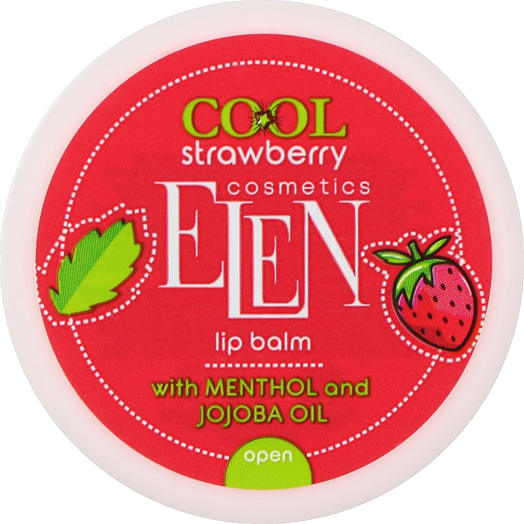 Бальзам для губ - Elen Cosmetics Cool Strawberry Lip Balm