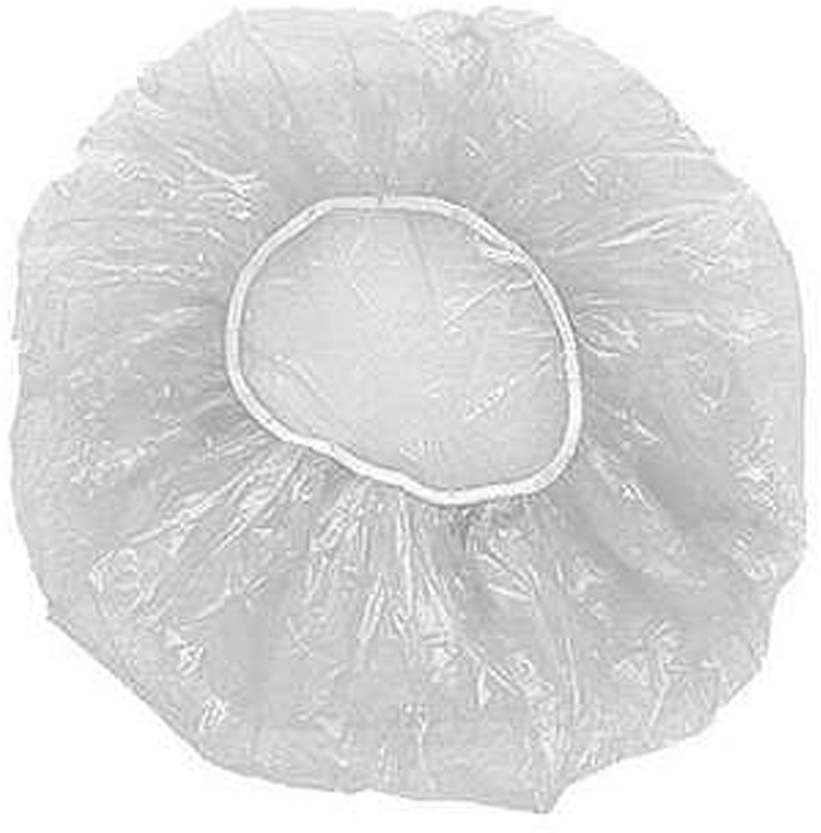 Одноразовая шапочка для душа, белая - Ronney Professional Disposable Shower Cap — фото N1
