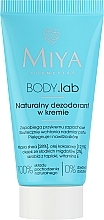 Духи, Парфюмерия, косметика Кремовый дезодорант - Miya Cosmetics Body Lab 
