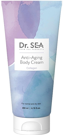 Крем для тела с коллагеном - Dr. Sea Anti-Age Body Cream Collagen — фото N1