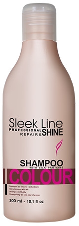 Шампунь для окрашенных волос - Stapiz Sleek Line Colour Shampoo — фото N2