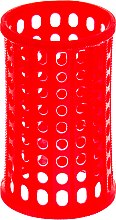 Бигуди пластиковые d40 мм, красные - Tico Professional — фото N2