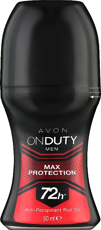 Дезодорант-антиперспірант для чоловіків - Avon On Duty Men Max Protection Deodorant Rol On 72H — фото N1