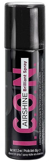 Бриллиантовый спрей-антистатик - I.C.O.N. Liquid Fashion Airshine Brilliant Spray — фото N1