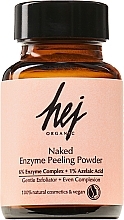 Духи, Парфюмерия, косметика Энзимная пилинг-пудра для лица - Hej Organic Naked Enzyme Peeling Powder