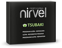 Парфумерія, косметика Набір  - Nirvel Professional Tsubaki (shm/250ml + conc/3x15ml + mask/250ml + ser/40ml)