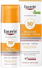 Солнцезащитный крем-гель - Eucerin Pigment Control Gel-Cream SPF50+ Light — фото N1