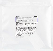 Коллагеновая альгинантная маска для лица против отеков - Alesso Professionnel Smooth & Firm Collagen Mask (пробник) — фото N2