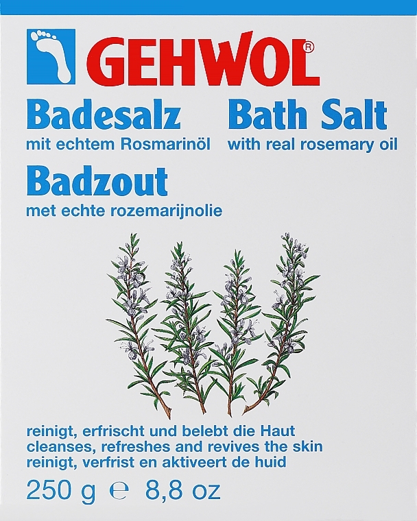 Соль для ванны с маслом розмарина - Gehwol Badensalz — фото N1
