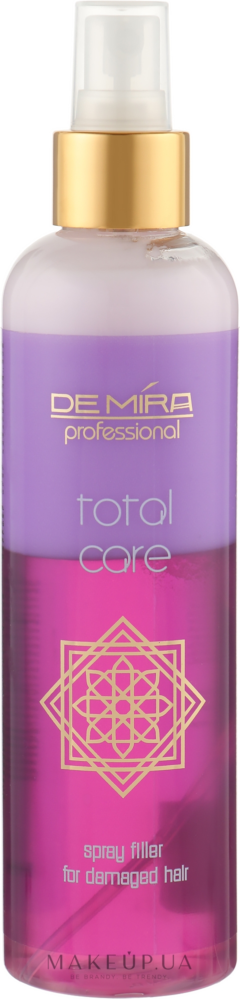 Спрей-филлер для профессионального восстановления поврежденных волос - DeMira Professional Total Care Spray Filler For Damaged Hair — фото 250ml