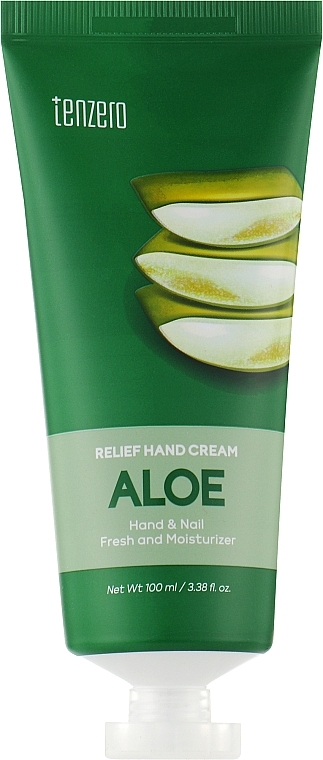 Рельефный крем для рук с алое вера - Tenzero Relief Hand Cream Aloe — фото N1