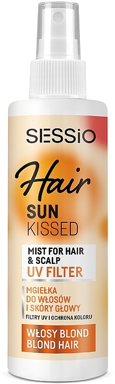 Мист для светлых волос - Sessio Hair Sun Kissed Mist For Hair And Scalp Blond Hair — фото N1