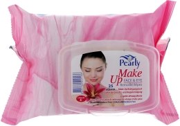 Парфумерія, косметика Серветки для демакіяжу - Pearly Make Up Face & Eye Removal Wipes