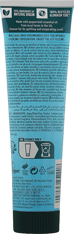 Скраб для ног "Перечная мята" - The Body Shop Peppermint Invigorating Foot Scrub — фото N2