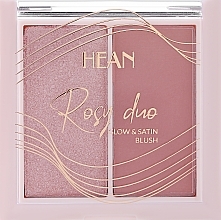 Румяна для лица - Hean Rosy Duo Glow & Satin Blush — фото N2