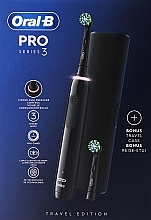 Електрична зубна щітка, чорна - Oral-B Pro 3 3500 Black Edition — фото N1