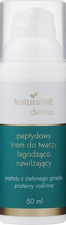 Пептидний зволожувальний крем для обличчя - NaturalME Dermo Peptide Cream — фото N2