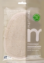 Парфумерія, косметика Мочалка для душу з люфи - Martini Spa Exfoliating Pad In 100% Loofah And Pure Cotton