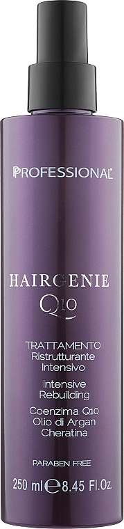Спрей для восстановления волос - Professional Hairgenie Q10