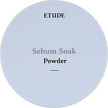 Матирующая рассыпчатая пудра для лица - Etude House Sebum Soak Powder — фото N2