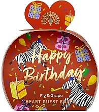 Набор - The English Soap Company Occasions Collection Happy Birthday Heart Guest Soaps (soap/3x20g) — фото N1