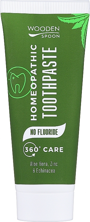 Зубная паста - Wooden Spoon Homeopathic Toothpaste 360° Care — фото N1