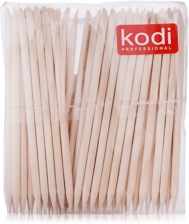 УЦЕНКА Апельсиновые палочки для маникюра, 50 шт. - Kodi Professional Orange sticks 10cm * — фото N1