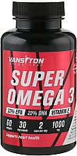 Пищевая добавка "Жирные кислоты. Омега 3", 1000 мг - Vansiton Super Omega 3 — фото N1