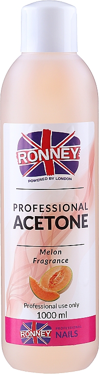 Средство для снятия лака "Дыня" - Ronney Professional Acetone Melon — фото N7