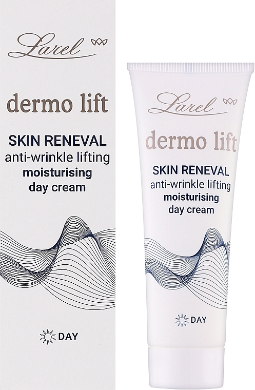 Денний зволожувальний крем для обличчя та повік - Larel Dermo Lift Skin Reneval Day Cream — фото N2