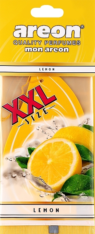 Ароматизатор для автомобіля "Лимон" - Areon Mon Lemon XXL — фото N1