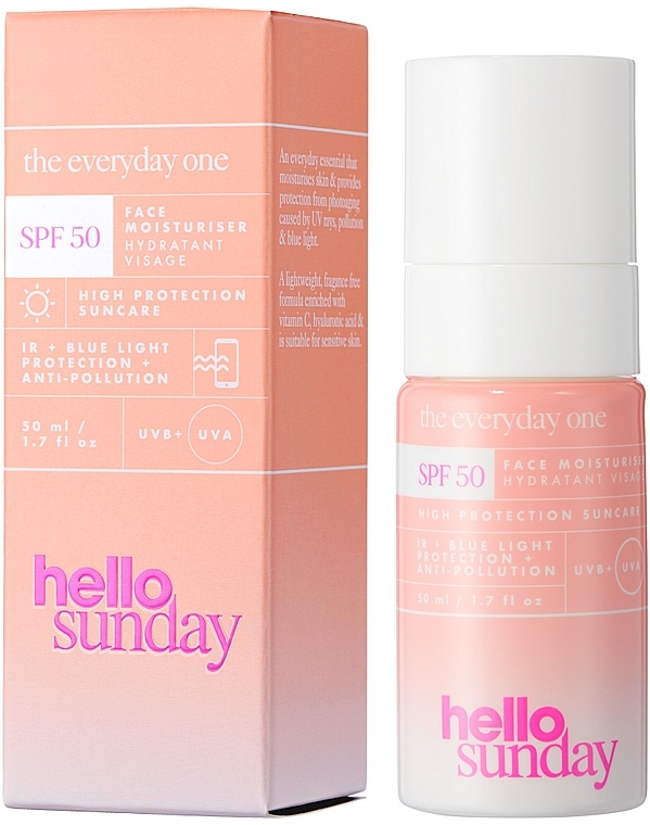 Увлажняющий крем для лица - Hello Sunday The Everyday One Face Moisturiser SPF 50 — фото N3