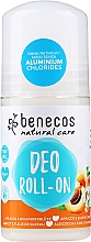Кульковий дезодорант "Абрикоса й бузина" - Benecos Natural Care Apricot & Elderflower Deo Roll-On — фото N1