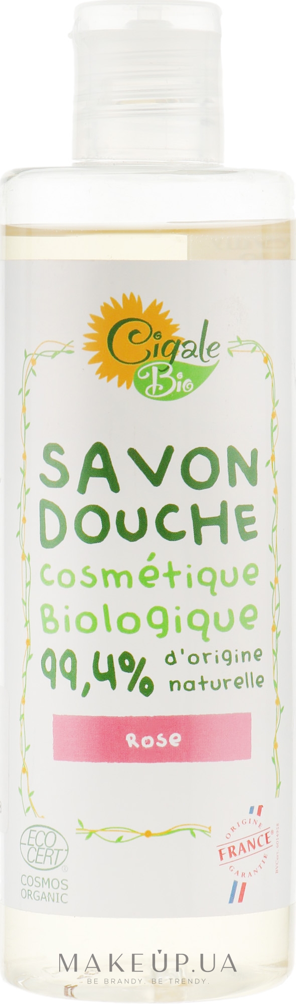 Гель-мыло для душа с эфирным маслом розы - La Cigale Bio Shower Gel Soap — фото 250ml