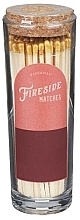 Безпечні сірники для свічок у скляній банці, золотий наконечник - Paddywax Fireside Gold Safety Matches — фото N2